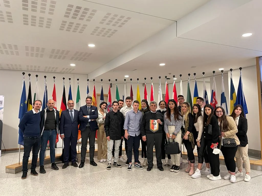 La delegazione dell’IIS Sergio Atzeni di Capoterra a Bruxelles nel 2022